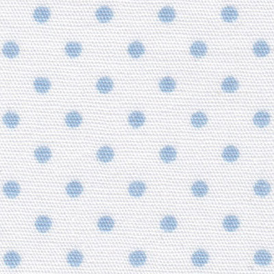 Blue Dots on White - Swatch