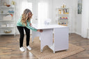 Koala Quilter's Vision Cabinet & Companion Chest - White (Q-W001)