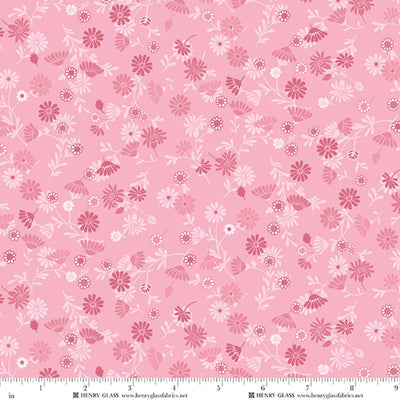 Henry Glass Cinnamon Stick Monotone Daisy Pink 2540-22 fabric