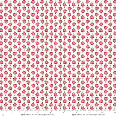 Henry Glass Cinnamon Stick Small Roses Multi 2544-26 fabric
