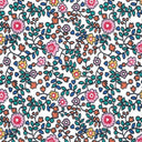 Pink, Orange, Yellow, Blue, and Green Floral Fabric #2765