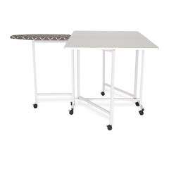 Millie Cutting & Iron Table - Ash White