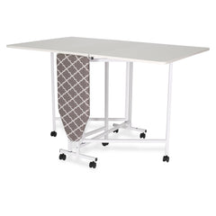 Millie Cutting & Iron Table - Ash White