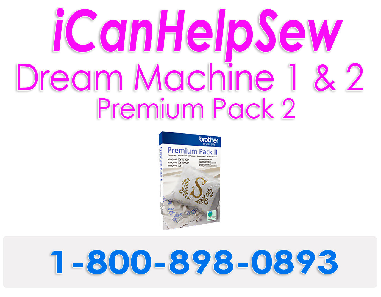 Brother Dream Machine XV-Series Software Upgrade Premium Pack II SAVRXVUGK2