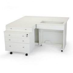 Kangaroo and Joey 2 Sewing and Storage Cabinet white