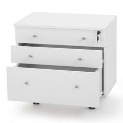 Kangaroo and Joey 2 Sewing and Storage Cabinet white