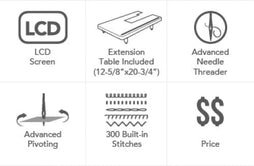 Baby Lock Soprano 300 Stitch Computer Sewing Machine
