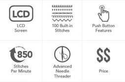 Baby Lock Presto II Quilting Machine 100 Stitch Computer Sewing Machine