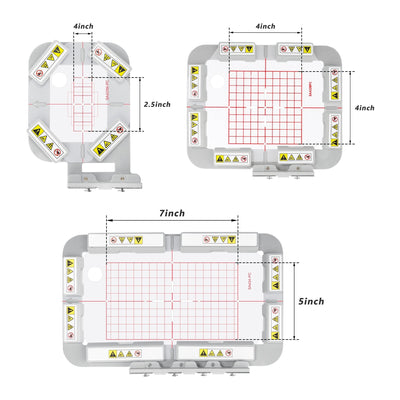 SewTech 3-in-1 magnetic hoop set SA431MK SA432MK SA434MK for Brother SE700