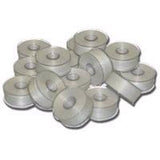 White Prewound Polyester Class 15 Bobbin (Plastic-Sided)