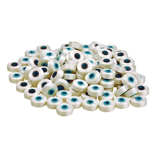 10 pack of Brother White Prewound Bobbin PRWB135