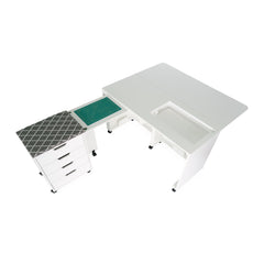 Laverne & Shirley Ash White Sewing Cabinet