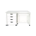 Laverne & Shirley Ash White Sewing Cabinet