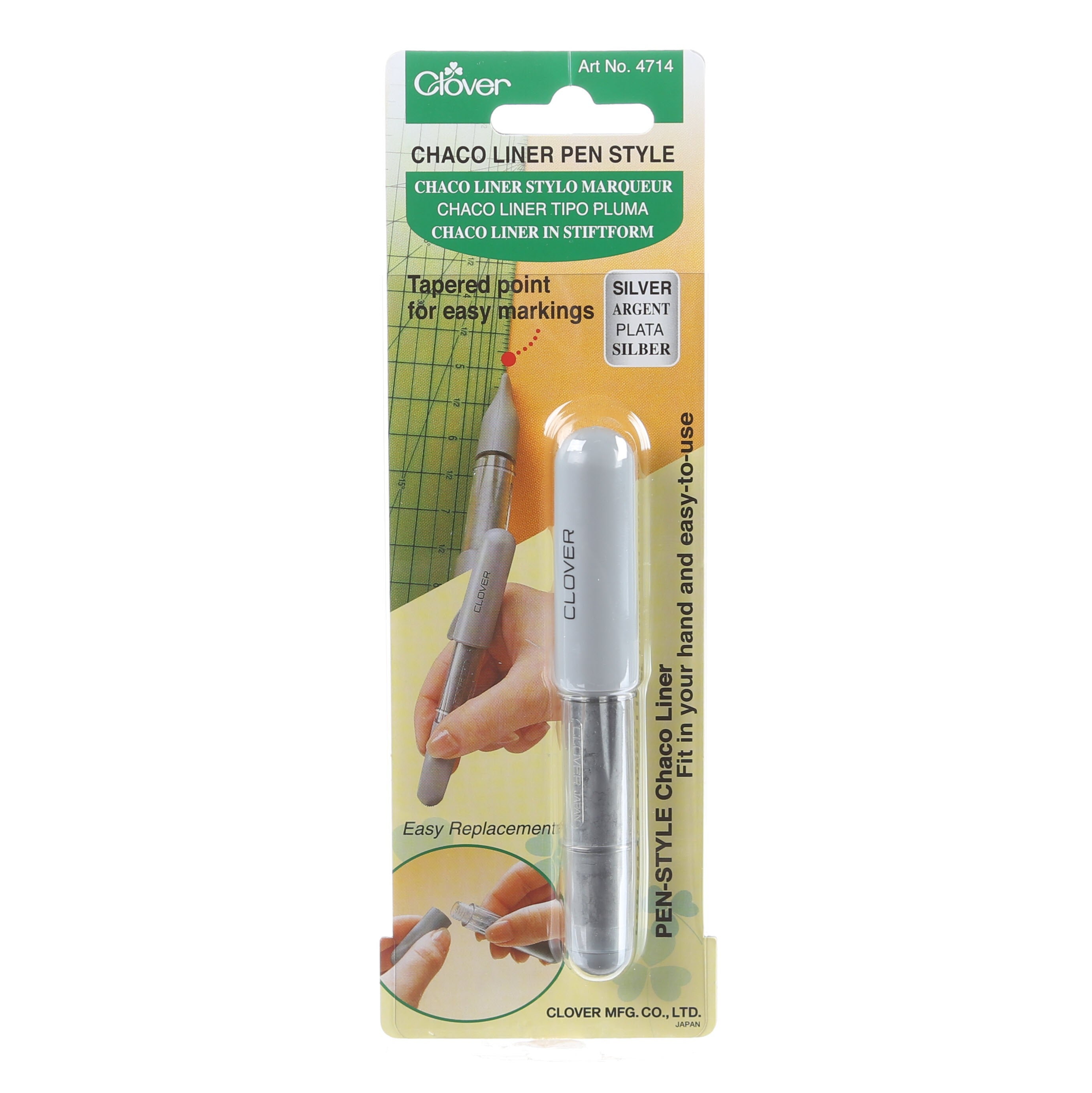 Clover Chaco Liner Pen Style – Silver