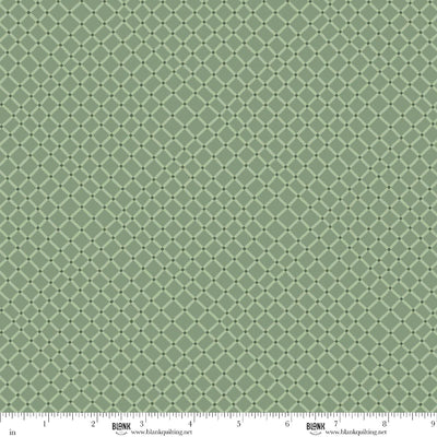 Blank Quilting Maple & Marigolds Lattice Geo Lt. Green 4855-60 fabric