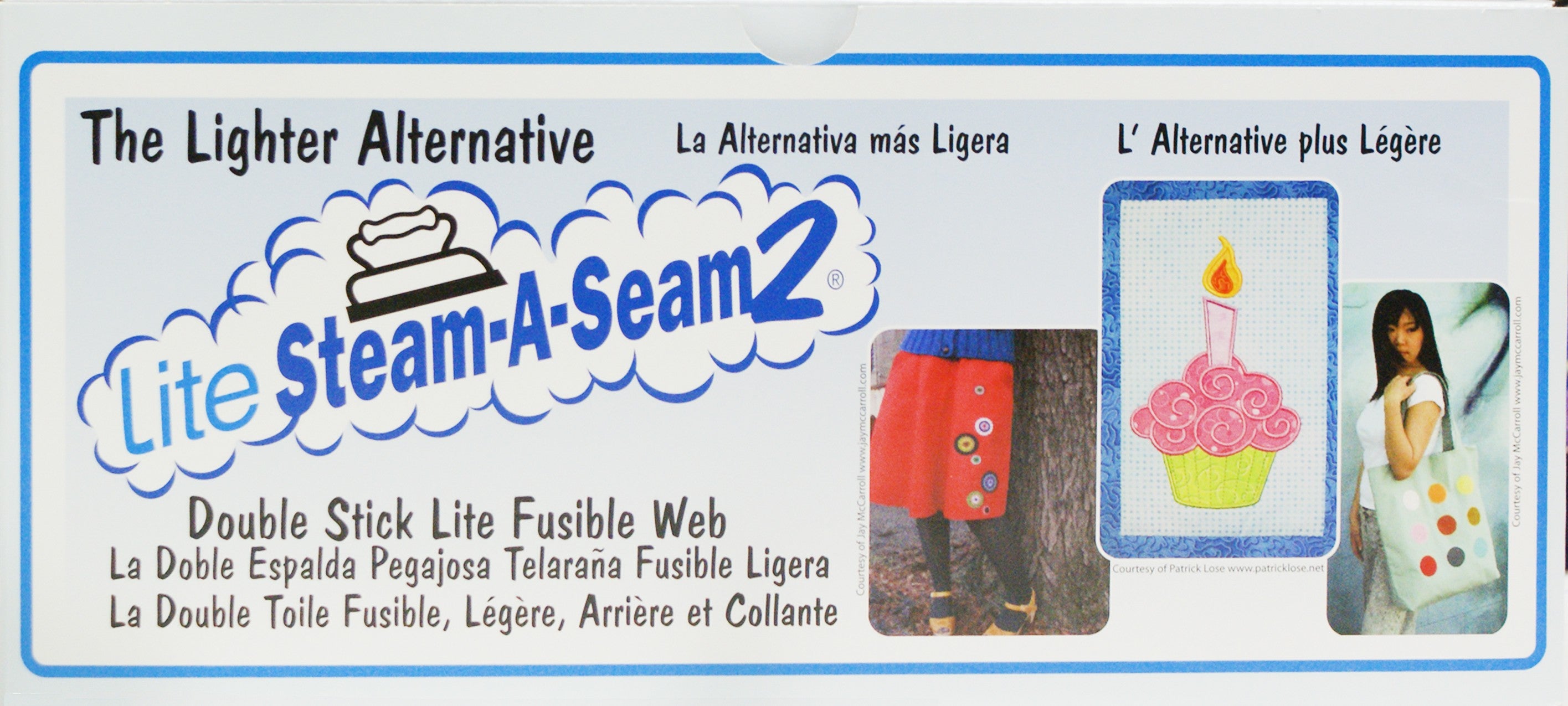 Lite Steam-A-Seam 2 double stick fusible web 12 inch by the yard 5440WNN