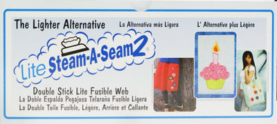 Lite Steam-A-Seam 2 double stick fusible web 12 inch by the yard 5440WNN