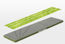 AccuQuilt GO! Strip Cutter-1", 1 1/2", 2" (1/2", 1", 1 1/2" Finished) 3 Strips – view 2