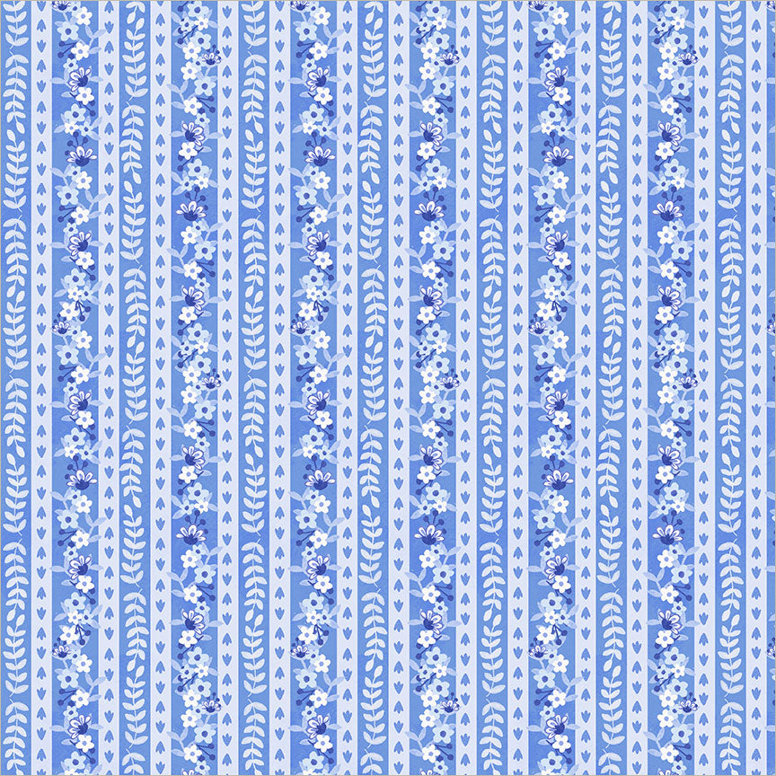 Chateau Meow Wallpaper Sky quilting cotton by Whistler Studios for Windham Fabrics, 55347-2