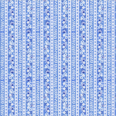 Chateau Meow Wallpaper Sky quilting cotton by Whistler Studios for Windham Fabrics, 55347-2