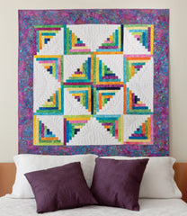 AccuQuilt GO! Log Cabin-12” Finished by Leslie Main