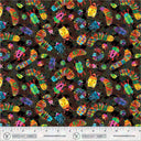 Windham Animal Kingdom Insect Collection Soft Black cotton fabric 55467D-12 - detail