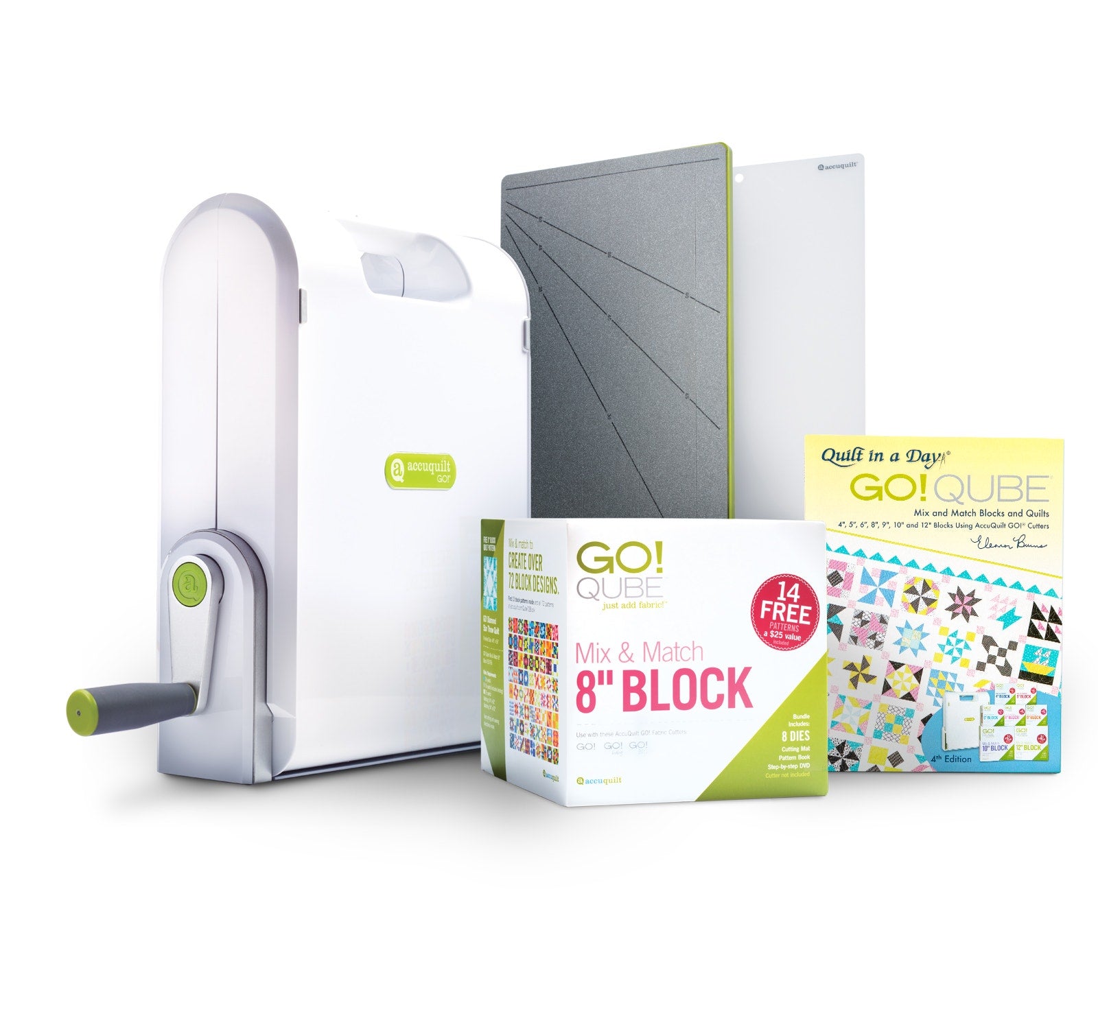 Ready. Set. GO!® Ultimate Fabric Cutting System – 8" GO! Qube Block