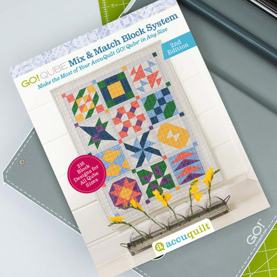 AccuQuilt GO! Qube Mix & Match Block System Pattern Book-2nd Edition