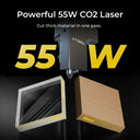 xTool P2S 55W desktop CO2 laser cutter
