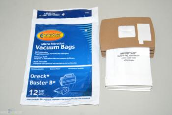Oreck Buster B Canister Micro Vacuum Bags, 12 Pack (#815)