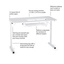 Gidget I Sewing Table Ash White