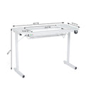 Gidget II Sewing Table Ash White