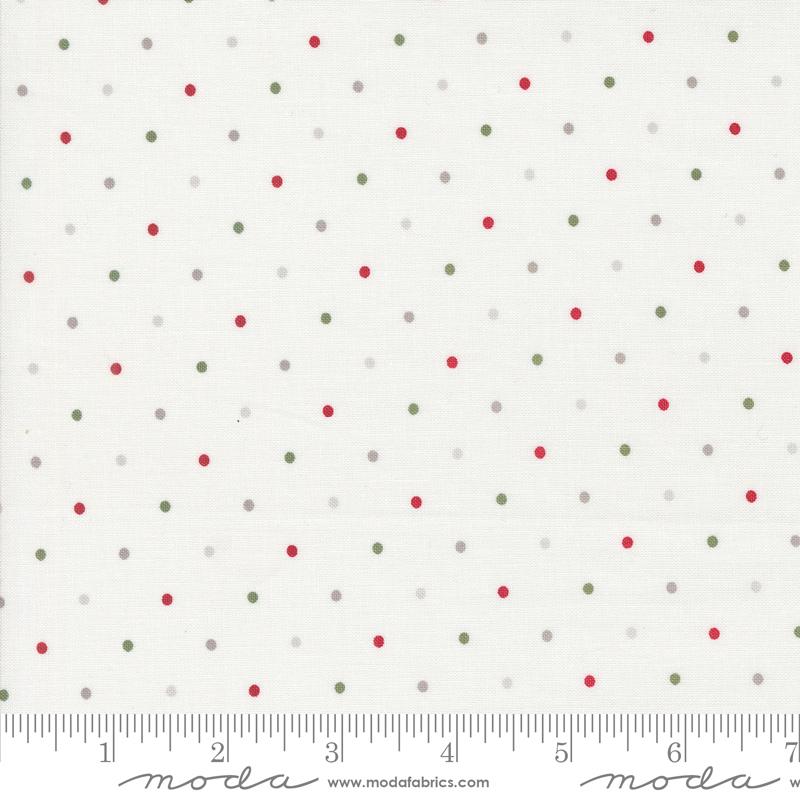 Moda Magic Dot Christmas quilting cotton by Lella Boutique, 5230 38