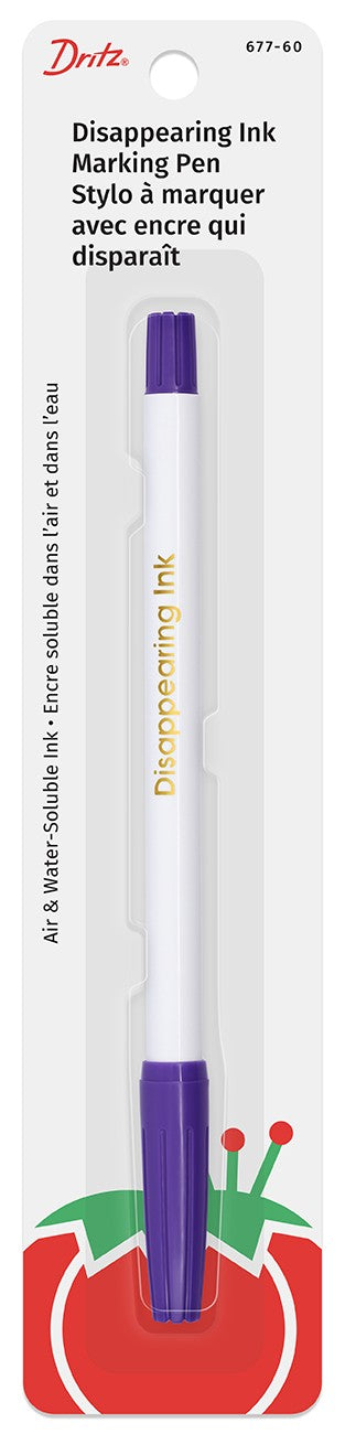 Dritz Disappearing Ink Marking Pen – Purple
