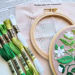 Jessica Long Blissful Blooms Beginner Embroidery Kit