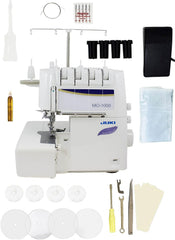 Juki MO-1000 2/3/4 Air Threading Overlock with Differential Feed and Rolled Hem