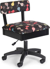 Arrow Hydraulic Sewing Chair with Lumbar Support