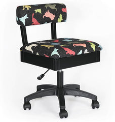 Arrow Hydraulic Sewing Chair with Lumbar Support