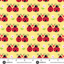Andover Little Ladies Flutter Friends Sunshine quilting cotton fabric