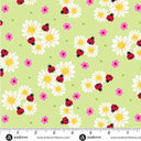 Andover Little Ladies Petal Parade Fern quilting cotton fabric