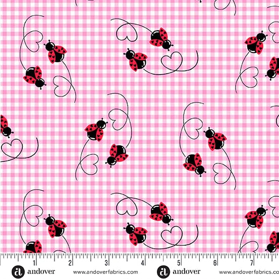 Andover Little Ladies Twin Treasures Blossom quilting cotton fabric