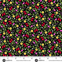 Andover Little Ladies Giggle Garden Ink quilting cotton fabric