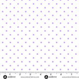 Andover Little Ladies Tickle Dots Lilac