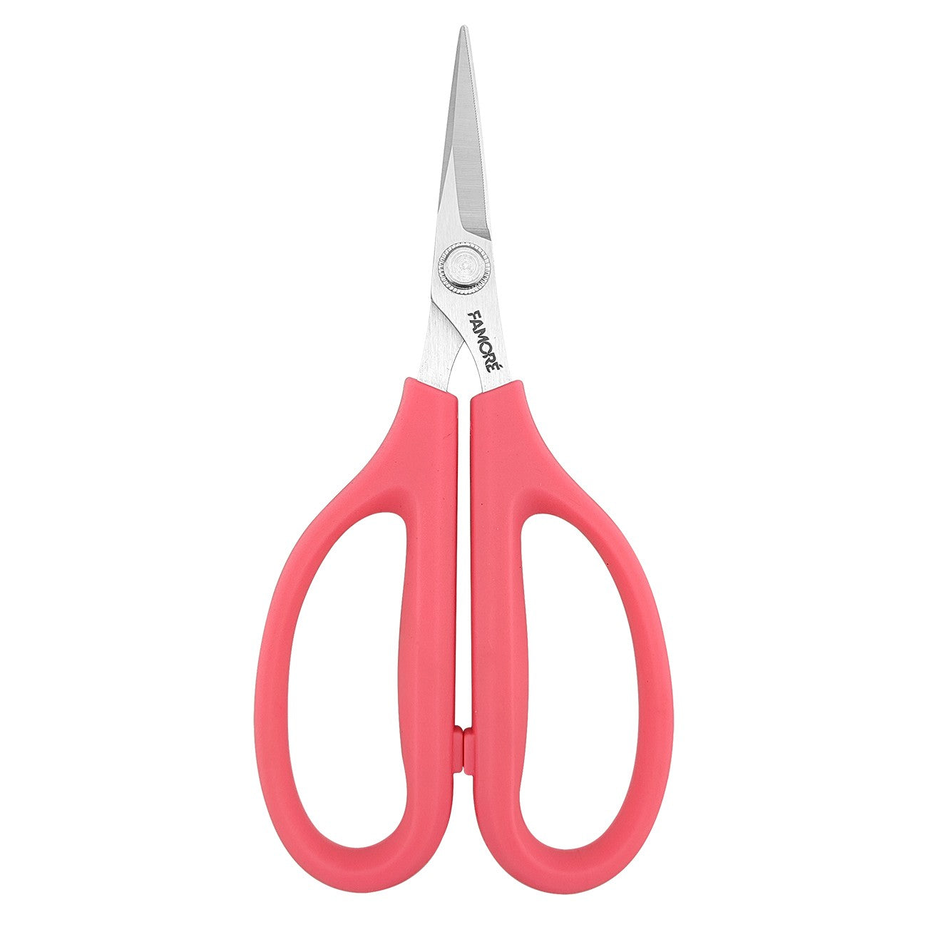 Famore Very Sharp Scissors with Pink Comfort Handles – 6-1/2 in