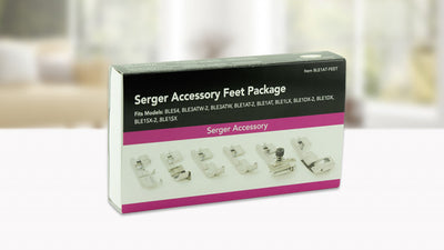 Serger Foot Pkg 6pc BLS3 BLS1 BLE3ATW3 BLE3ATW2 BLE1AT2 BLE1SX2 BLE1DX2