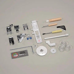 Juki HZL-HT740 Compact Size Computer Controlled Sewing Machine with 116 Stitch Patterns and 2 Fonts