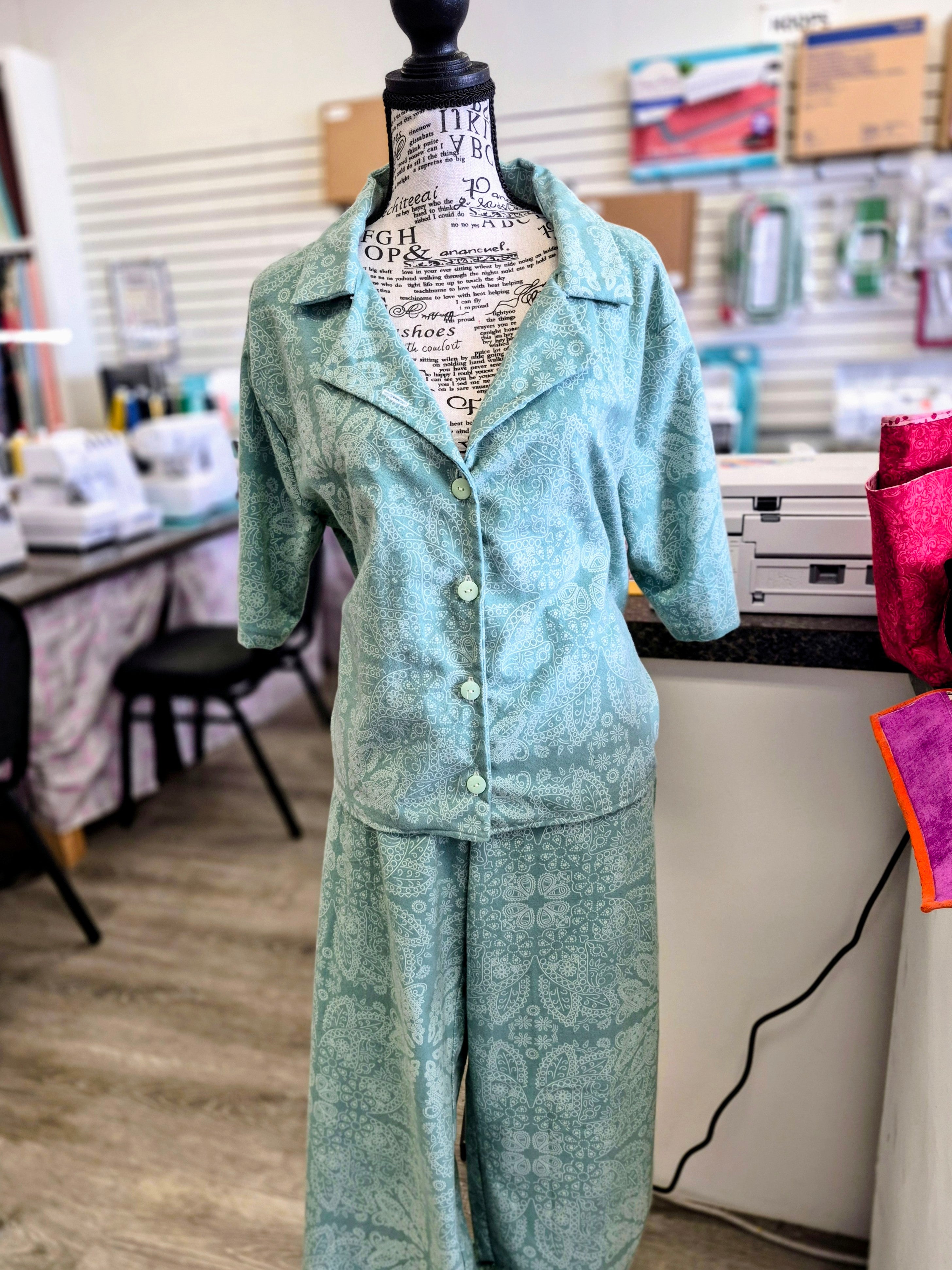 Cozy Button-up Flannel PJ Class
