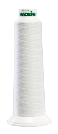 Madeira AeroLock Polyester Serger Thread 2000yd - White (8010)