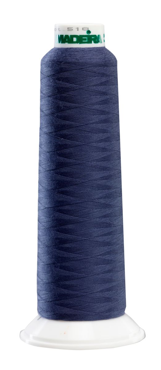 Madeira AeroLock serger thread 2000yd - Blue Steel (8105)