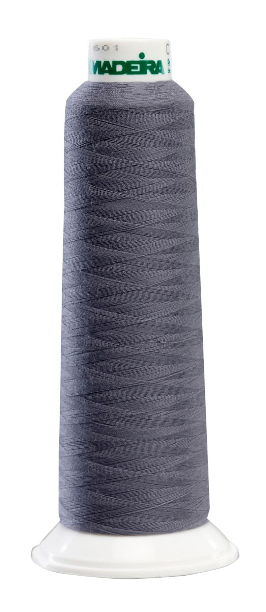 Madeira AeroLock serger thread 2000yd - Steel Grey (8111)
